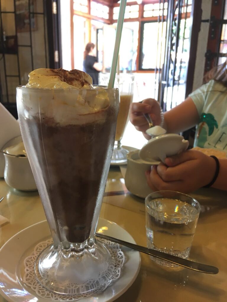 Chocolate Helado, cafetería en Santiago