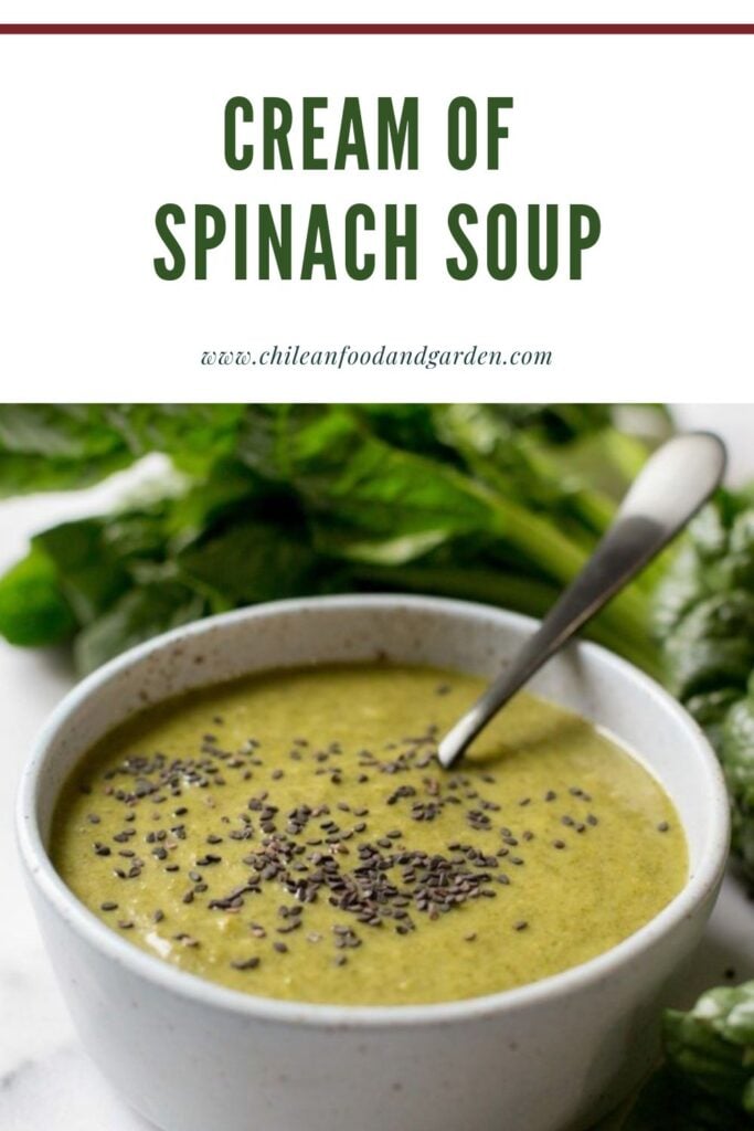 Pin for Cream of Spinach Soup