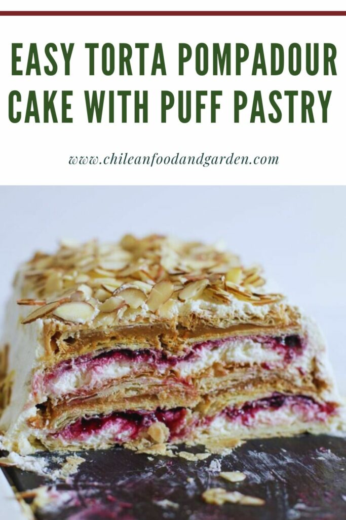 Pin for Easy Torta Pompadour Cake with Puff Pastry