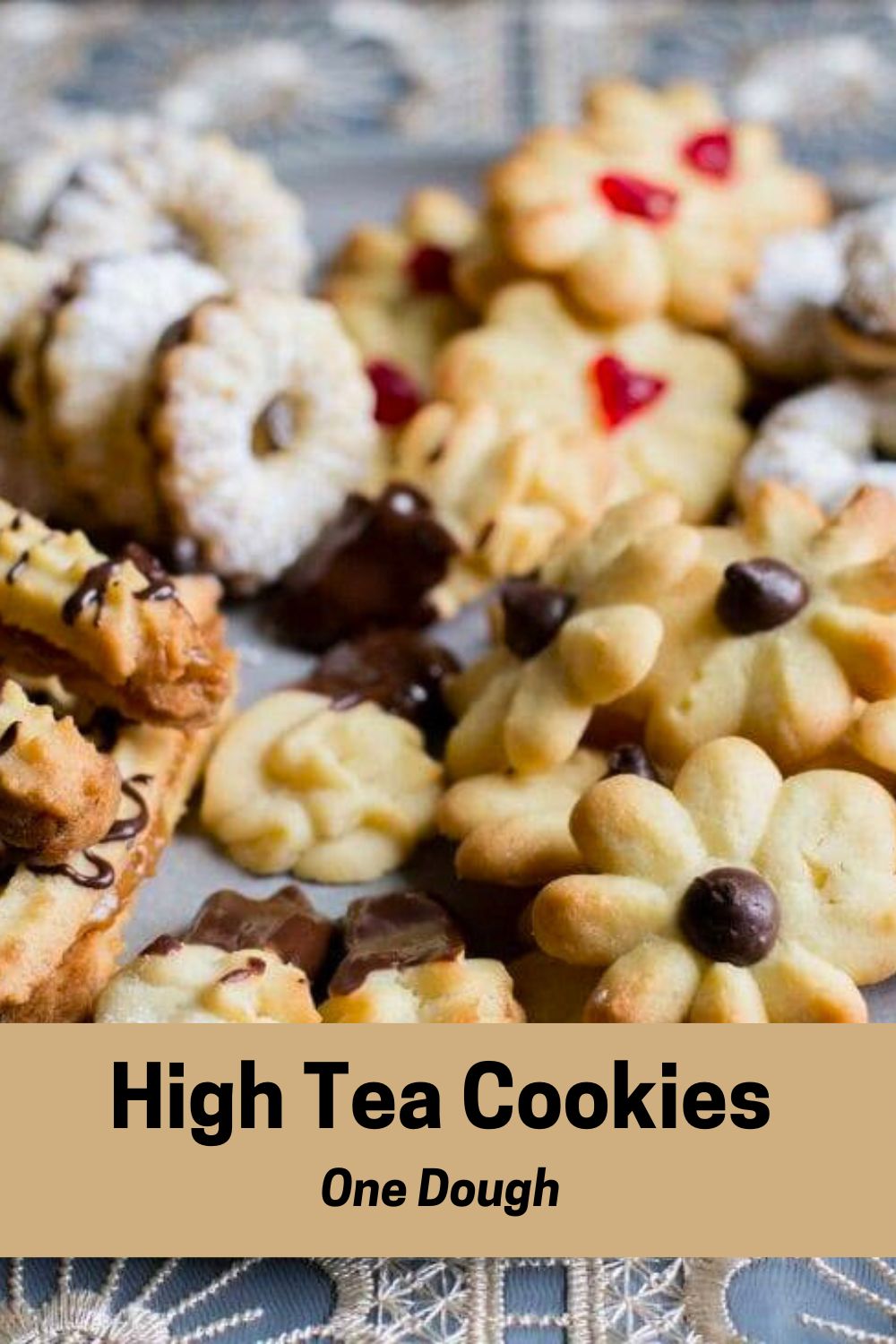 High tea cookies Pin