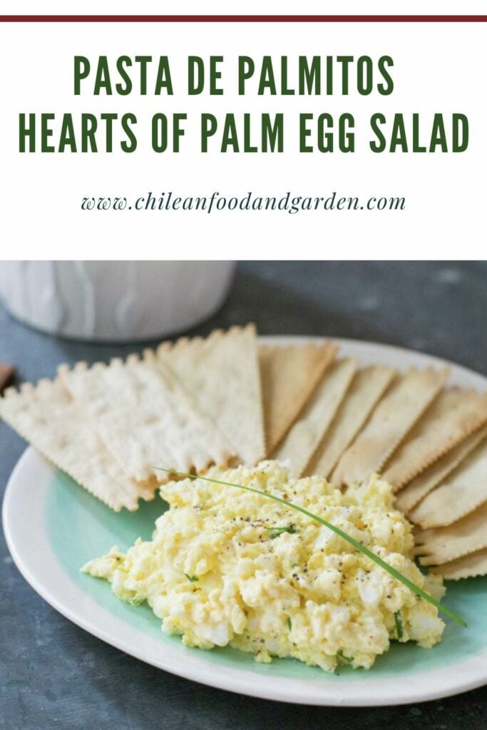 Pasta de Palmitos - Hearts of Palm Egg Salad