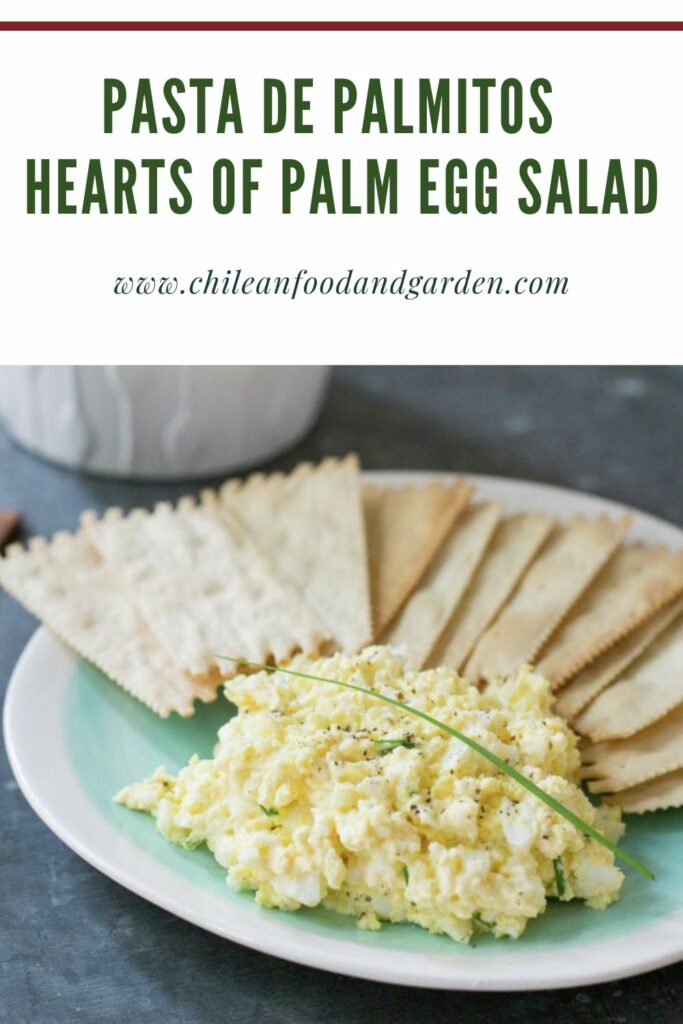 Pasta de Palmitos - Hearts of Palm Egg Salad