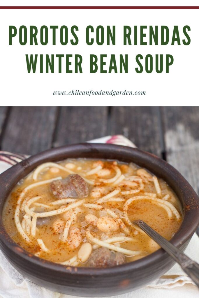 Pin for Porotos con Riendas Chilean Winter Bean Soup