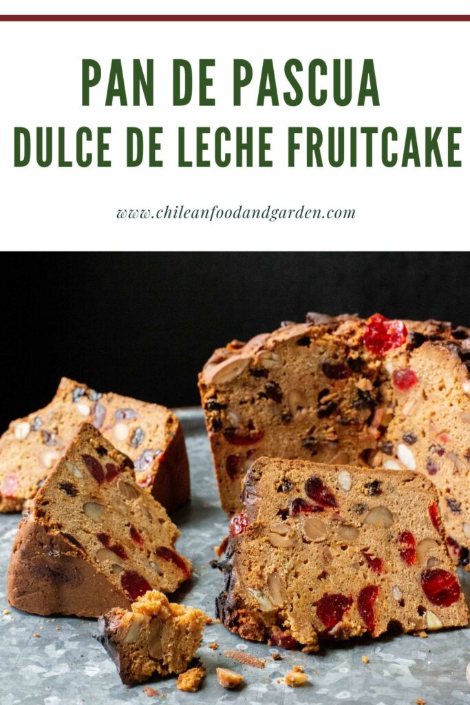 Pin for Pan de pascua or Chilean dulce de leche fruitcake