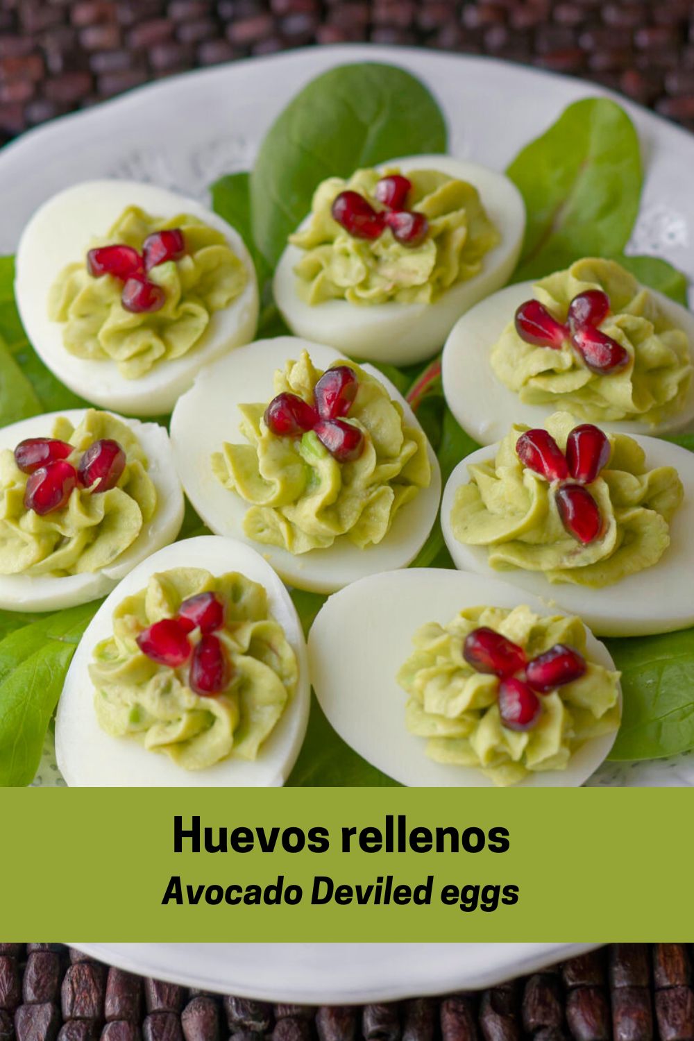 Avocado Deviled Eggs Pin