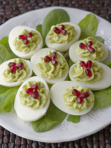 Avocado Deviled Eggs