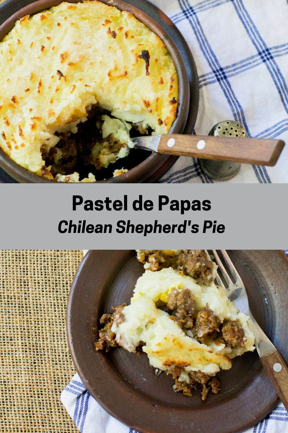 Pastel de papas Pin