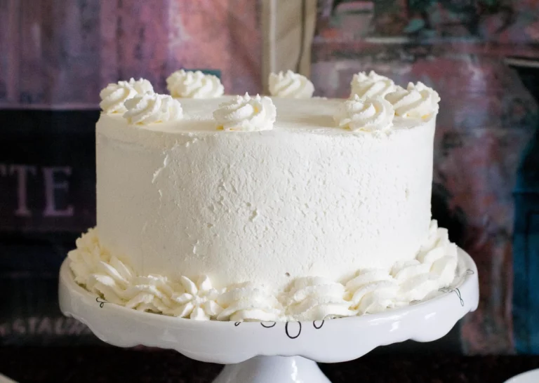 Poppy seed layer cake.