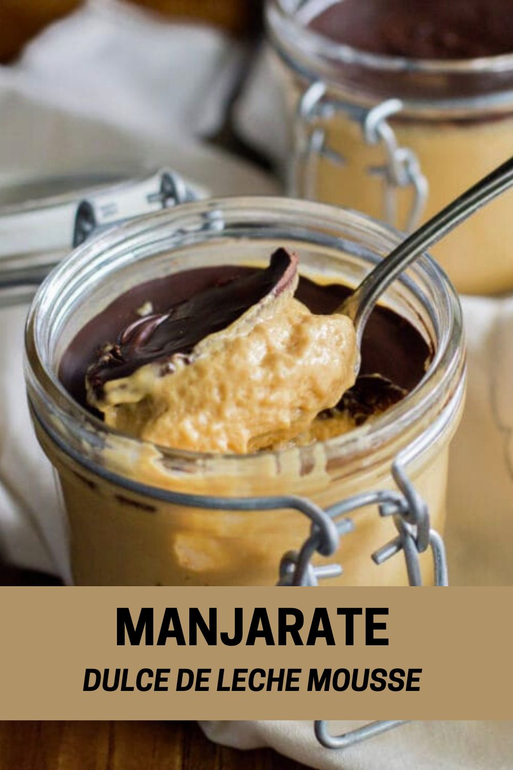 Manjarate Dulce de Leche Mousse Pin