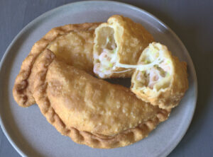 Queso Camaron Cheese and Shrimp Empanada