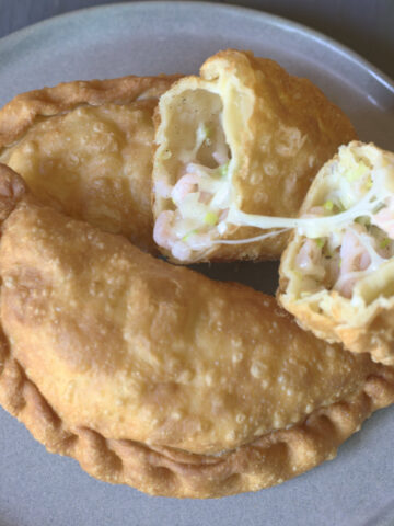 Queso Camaron Cheese and Shrimp Empanada