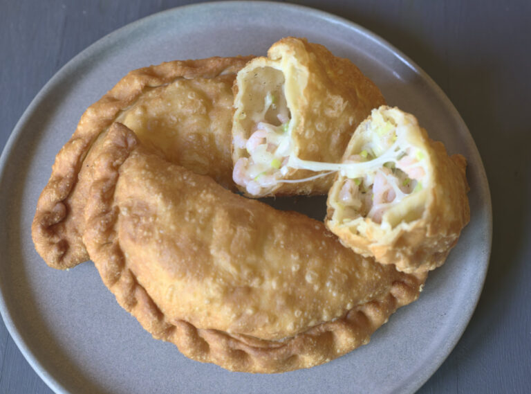 Queso Camaron Cheese and Shrimp Empanada