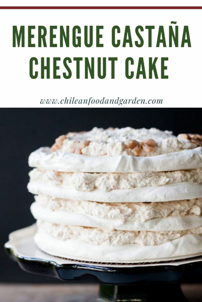 Pin for Merengue Castaña or Chestnut Cake