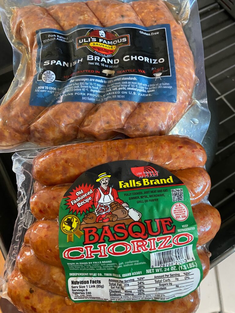 Chilean Chorizo alternatives in the US
