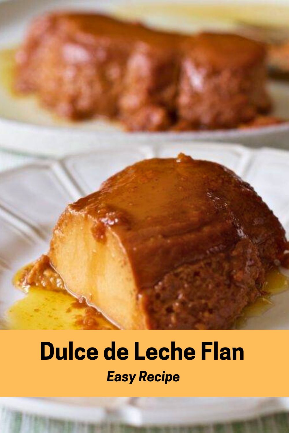 Dulce de Leche Flan Pin