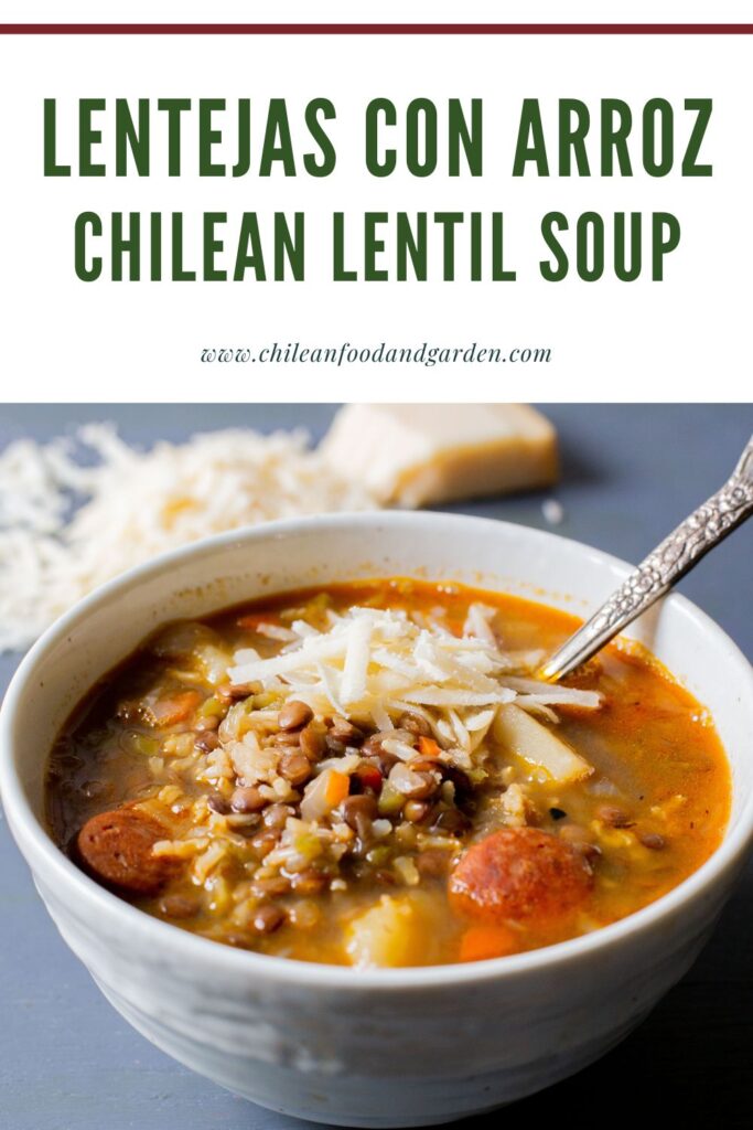 Pin for Lentejas con Arroz Chilean Lentil Soup