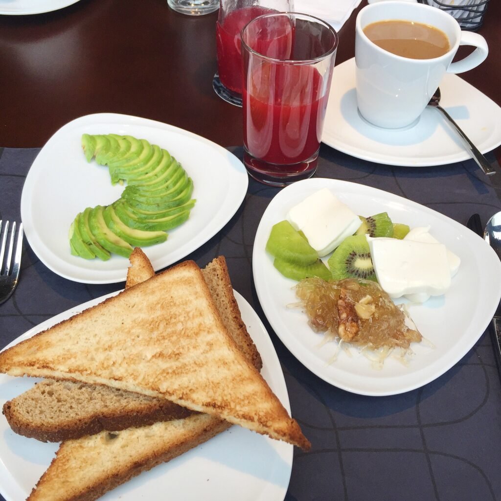 Chilean breakfast in a hotel